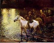 unknow artist Classical hunting fox, Equestrian and Beautiful Horses, 034. oil painting reproduction